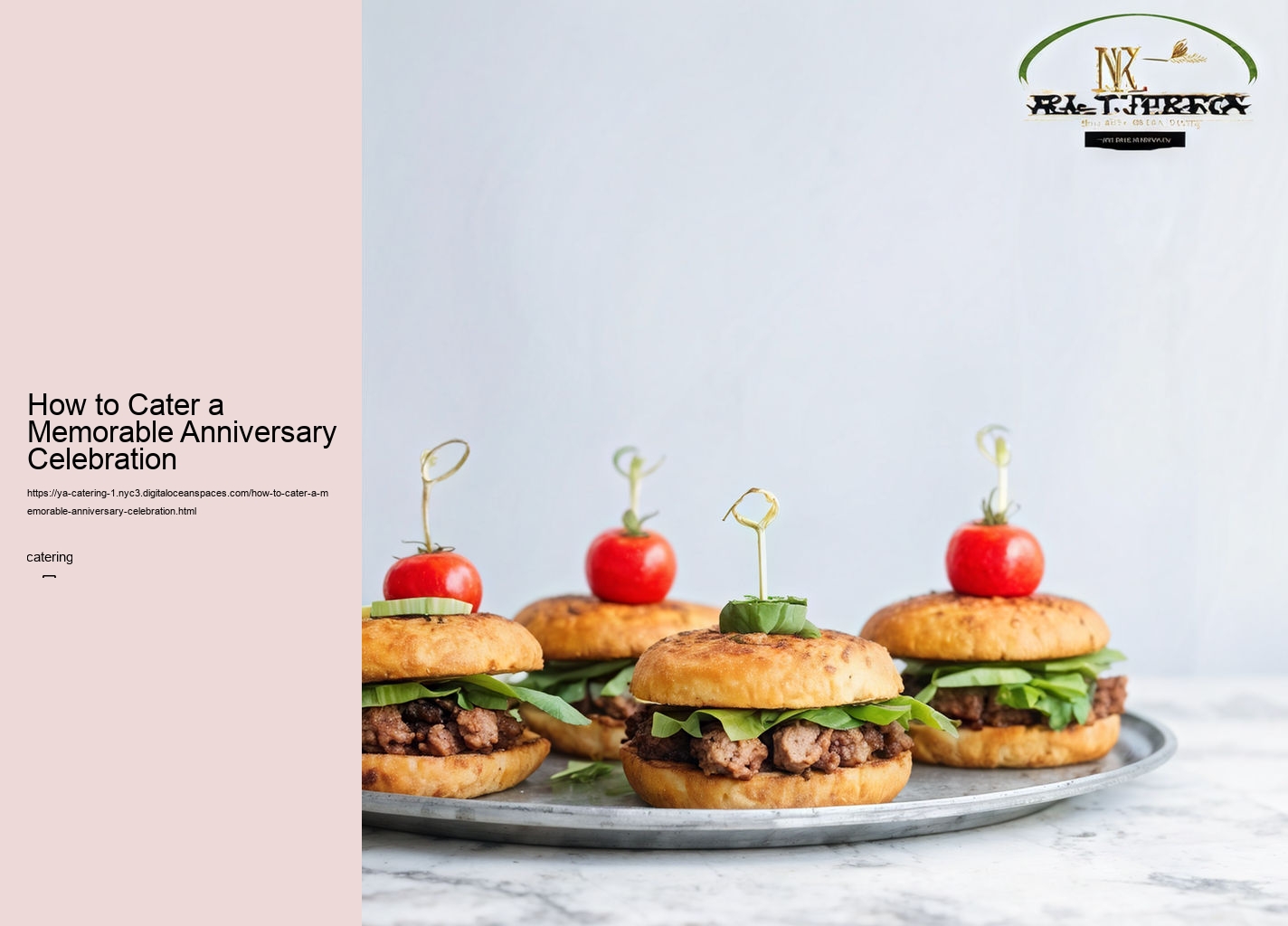 How to Cater a Memorable Anniversary Celebration