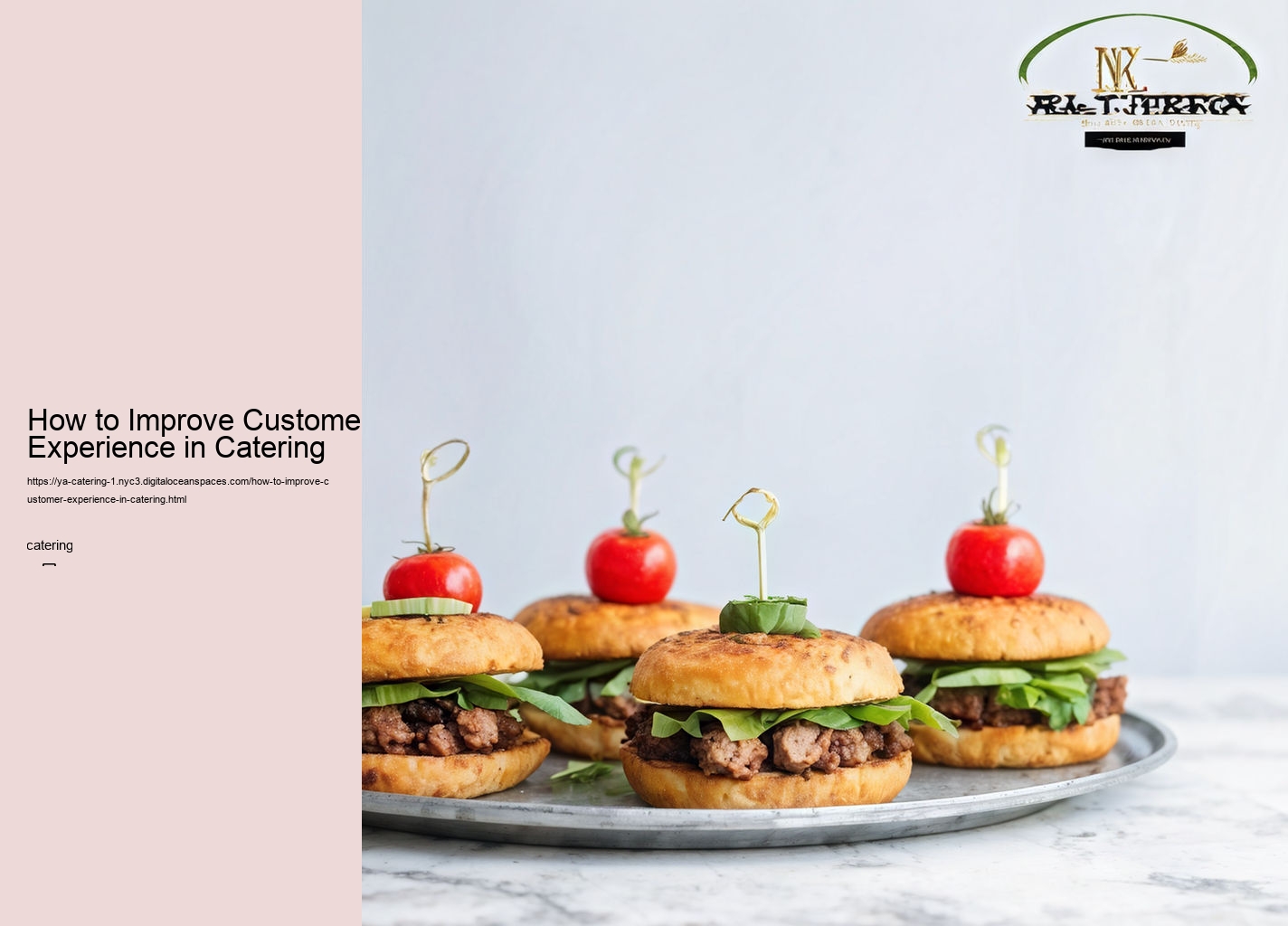 How to Improve Customer Experience in Catering